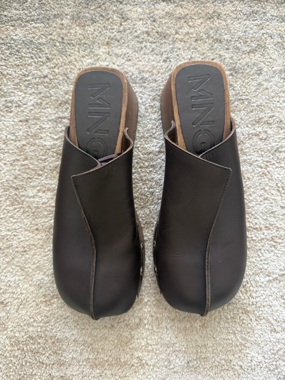 MANGO Studded Leather Clog - Picture 5 of 12
